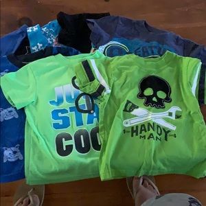 18m lot of 7 short sleeve tees